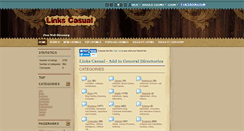 Desktop Screenshot of linkscasual.com