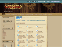 Tablet Screenshot of linkscasual.com
